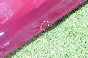 Door bare front right Dodge Dart 13-16 burgundy PRV, small dents, paint swelled