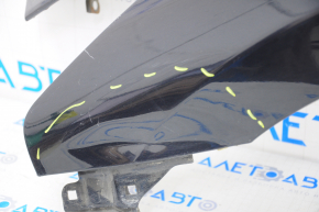Front left wing Nissan Altima 13-15 prerest, blue RBD, dents