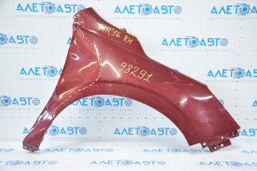 Subaru Forester 14-18 SJ front right fender red H2Q, dented along the door 5/10