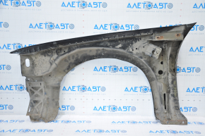 Front right fender assembly Lincoln Town Car 98-11 black, tears, rust, dented bottom, bump