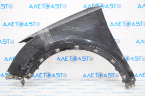 Front left fender Hyundai Santa FE Sport 13-18 black, dented
