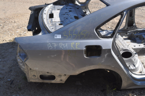Quarter wing rear right VW Passat b7 12-15 USA silver on body, pokes