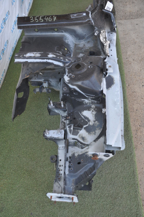 Front quarter left Lincoln MKZ 13-20 black with central pillar, without roof pillar, butts