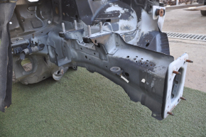 Front quarter left Lincoln MKZ 13-20 black with central pillar, without roof pillar, butts