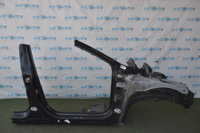 Lincoln MKZ 13-16 black front right quarter with central pillar, dented, bumps