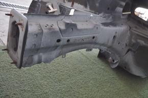 Lincoln MKZ 13-16 black front right quarter with central pillar, dented, bumps