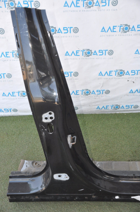 Lincoln MKZ 13-16 black front right quarter with central pillar, dented, bumps