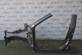 Front left quarter Nissan Rogue 14-20 graphite with central pillar, pokes