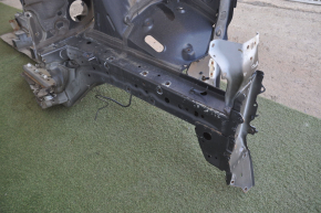 Front left quarter Nissan Rogue 14-20 graphite with central pillar, pokes