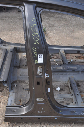 Body pillar central right Kia Optima 11-15 on the body, bumps