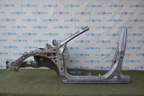 Quarter front left Subaru Outback 15-19 silver, with central pillar, pokes