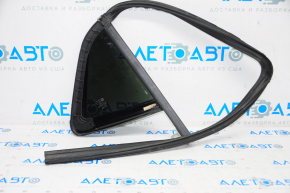 Door glass triangle with seal rear left Buick Encore 13-19 rubbed chrome