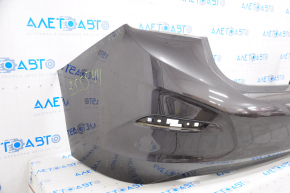 Rear bumper bare Chevrolet Cruze 16 - without parking sensors, graphite, layers of fastening