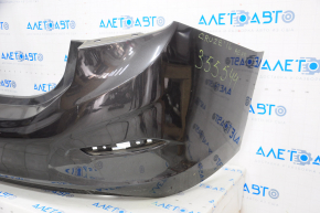 Rear bumper bare Chevrolet Cruze 16 - without parking sensors, graphite, layers of fastening