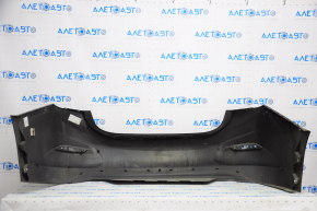 Rear bumper bare Chevrolet Cruze 16 - without parking sensors, graphite, layers of fastening
