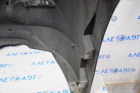 Rear bumper bare Chevrolet Cruze 16 - without parking sensors, graphite, layers of fastening
