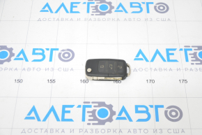 Key VW Tiguan 12-09 type 2, 4 buttons, folding