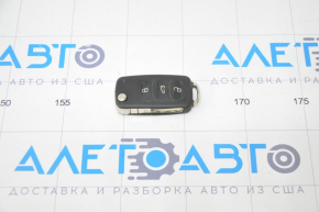 Key VW Passat b8 16-19 USA 4 buttons, folding, no emblem