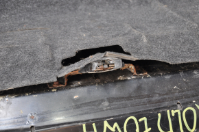 Lincoln Town Car 98-11 trunk lid assembly, black bumps, rust on the lock, peeling chrome, broken trim