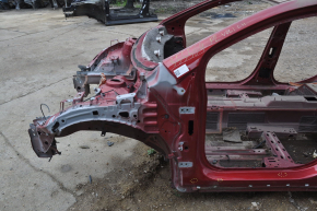 Quarter front left Chevrolet Volt 11-15 red on the body, pokes