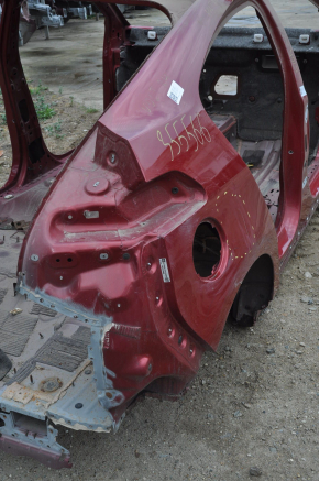 Quarter wing rear right Chevrolet Volt 11-15 red on the body, dented, bumps