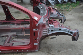 Front right quarter Chevrolet Volt 11-15 red on the body