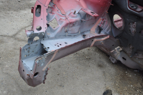 Front right quarter Chevrolet Volt 11-15 red on the body