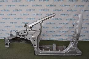 Front quarter left Toyota Prius V 12-17 silver with central pillar