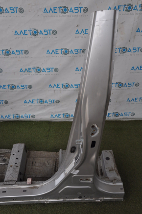 Front quarter left Toyota Prius V 12-17 silver with central pillar