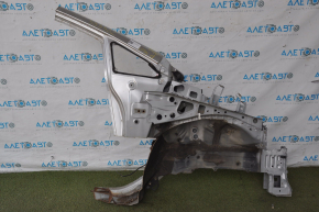 Front right quarter Toyota Prius V 12-17 silver, threshold sawed off