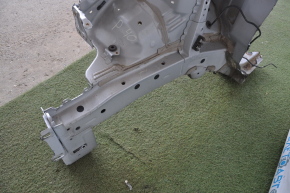 Front right quarter Toyota Prius V 12-17 silver, threshold sawed off
