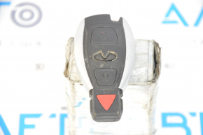 Key Infiniti QX30 17-18 smart 3 buttons, no emblem
