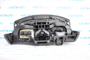 Torpedo front panel with AIRBAG Chevrolet Cruze 16- black, rubbed