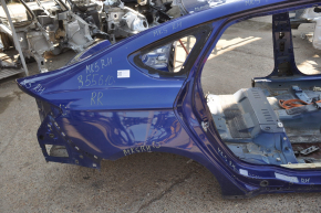 Quarter wing rear right Ford Fusion mk5 13-20 blue on the body, pokes