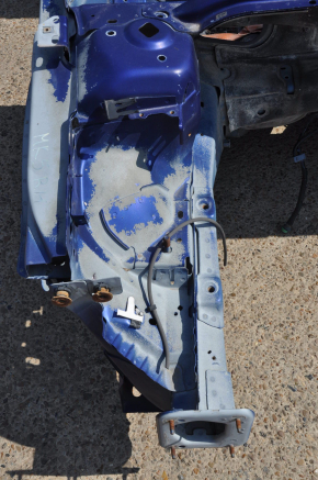 Front right quarter Ford Fusion mk5 13-16 without bracket blue on body, dented, bumps