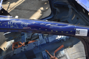 Front right quarter Ford Fusion mk5 13-16 without bracket blue on body, dented, bumps
