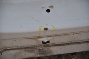 Quarter wing rear right Hyundai Sonata 11-12 white on the body, dented