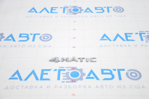 Emblem inscription 4 MATIC trunk lid Mercedes W211