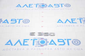Emblem inscription E350 trunk lid Mercedes W211