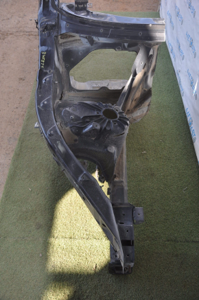 Front right quarter BMW X5 E70 07-13 black bumper