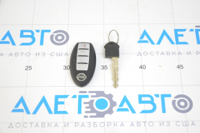 Nissan Sentra 13-19 smart key 4 buttons, with trunk opening, chrome