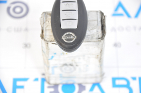Nissan Sentra 13-19 smart key 4 buttons, with trunk opening, chrome