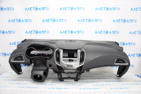 Torpedo front panel with AIRBAG Chevrolet Cruze 16- black, rubbed