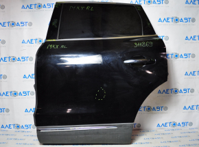 Door assembly rear left Lincoln MKX 16-18 black W9 bumpers