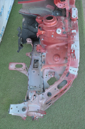 Quarter front left Chevrolet Volt 11-15 red with central pillar, pokes