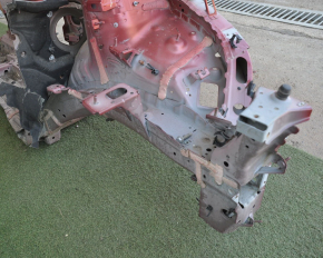 Quarter front left Chevrolet Volt 11-15 red with central pillar, pokes
