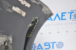 Front bumper bare Ford Focus mk3 15-18 rest graphite breaks in fasteners, dents, bumps