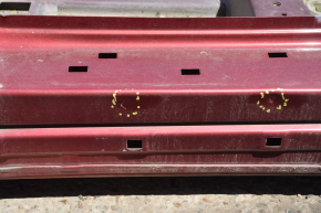 Front left quarter Hyundai Sonata 15-19 red on the body, dented side member nose, bumps