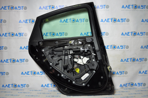 Door assembly rear left Chrysler 200 15-17 black PX8, butts