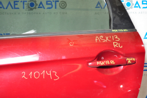 Door assembly rear left Mitsubishi Outlander Sport ASX 10-23 red P26, bumpers